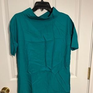 Green COS cowl neck dress